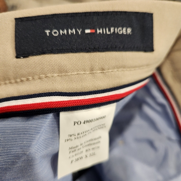 NWT Tommy Hilfigre Kahi Stretch Pants 38x32 - Picture 7 of 9